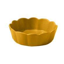 Pie Dish, Ceramic Construction, Wave Edge Design, Heat Distribution, Nonporous Surface, Colorful Glaze For Aesthetic And Functional Baking