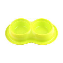 Compagno per i pasti del tuo animale domestico, ciotole per animali in acciaio inossidabile con tappetino in silicone antiscivolo, colore brillante,