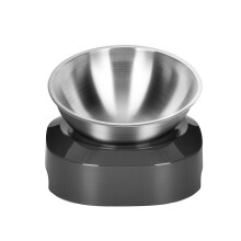 Erhöhte Futternäpfe für Katzen, schützen die Wirbelsäule der Haustiere, ergonomisches Design mit verstellbarem 0/15-Winkel für einfaches