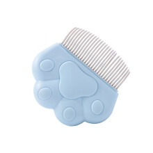 Kit para remoção de pelos de animais de estimação, pente massageador em formato de concha para pelos brilhantes e removedor de nós, conjunto de