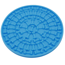 Silicone Slow Feeder Mat for Wall Mounted Dog Lick Pad, Endorphin Release Anxiety Reduction during Interactive Feeding Sessions, Dishwasher Safe for E