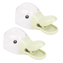 Clever Canine Companion: Duck-Shaped Dog Food Scoop With Measuring Lines, Slow Feeder Ball For Healthy Eating Habits, Reusable And Bpa-Free