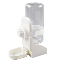Pet Water Station, Gravity Flow Design with Dustproof Seal, Automatic Water Dispenser for Small Pets, Hanging Water Fountain with Leakproof Mechanism,