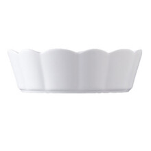 Stor keramisk tærteform, elegant fransk design, temperaturbestandig, holdbar og ridsefast, til bagning og dekoration
