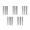 30Pcs Black Steel Lacing Needles Double Hole Hand Sewing Tools 9