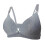 2Pcs Women Grey Nursing Bras Front Button Seamless Maternity Bra 1