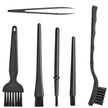 2Sets Black Computer Keyboard Cleaning Kit 6 Anti-Static Brushes