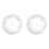 2Pcs Transparent Rotating Cake Stand for Decorating 360 Smooth Spin 2