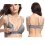 2Pcs Women Grey Nursing Bras Front Button Seamless Maternity Bra 10