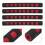 12Pcs Red Stroller Handle Replacement Covers Eva Foam Grip Sleeves 11