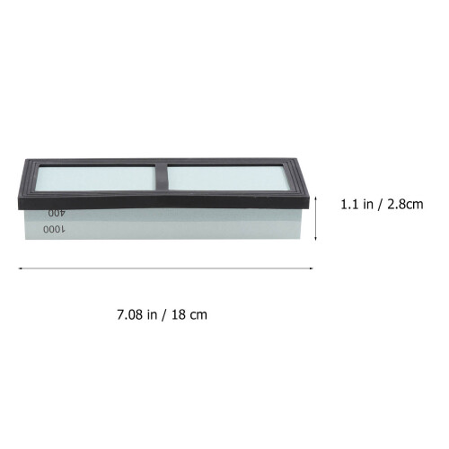 2Pcs Efficient Abrasive Sharpening Stone White Corundum for Home Use 1