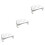 3Pcs White Plastic Table Piping Bag Holder for Cake Decoration Storage 5