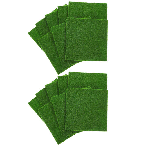 32Pcs Simulation Moss Sheets for Crafting Green Artificial Moss Decor 1