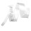 5Pcs White Pc Guitar Strap Durable Adjustable Shoulder Belt for Bass 1
