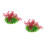2Pcs Plastic Decorative Aquarium Plants Multi-Color for Fish Tanks 6