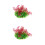 2Pcs Plastic Decorative Aquarium Plants Multi-Color for Fish Tanks 10