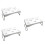 3Pcs White Plastic Table Piping Bag Holder for Cake Decoration Storage 7