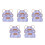 10Pcs Plush Doll Aprons Multi-Color Soft Fabric for 10-15Cm Dolls 7