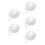 5Pcs White Pc Guitar Strap Durable Adjustable Shoulder Belt for Bass 8