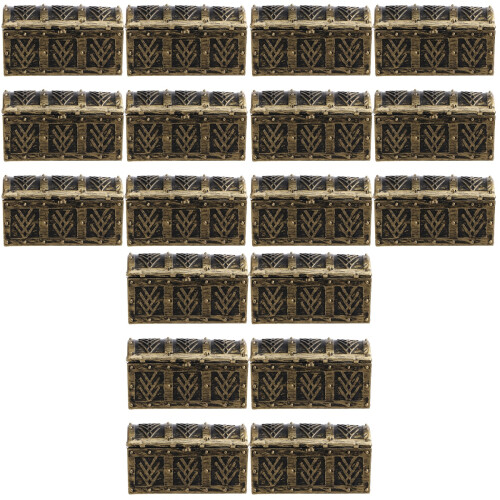 36Pcs Coffee Pirate Treasure Chests Plastic Keepsake Boxes for Kids 2