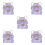 10Pcs Plush Doll Aprons Multi-Color Soft Fabric for 10-15Cm Dolls 6