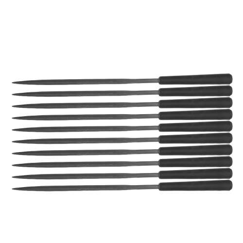 20Pcs Triangular Steel Metal Files with Ergonomic Handles for Home Use 1