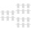 18Pcs Durable Plastic Bag DIY Grid Sheets White for Crochet Weaving 6