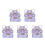 10Pcs Plush Doll Aprons Multi-Color Soft Fabric for 10-15Cm Dolls 4