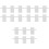 18Pcs Durable Plastic Bag DIY Grid Sheets White for Crochet Weaving 3