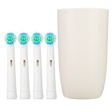 Elektrische tandenborstelkopjes met flostechnologie, compatibel met Waterpik-modellen, zachte borstelharen (hoog en laag), verwijdert tandplak en