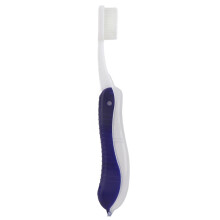 Compact Foldable Toothbrush For Travel, Whole Mouth Clean Reusable Oral Care Tool With Thick Material Perfect For Camping Hiking And Outdoor