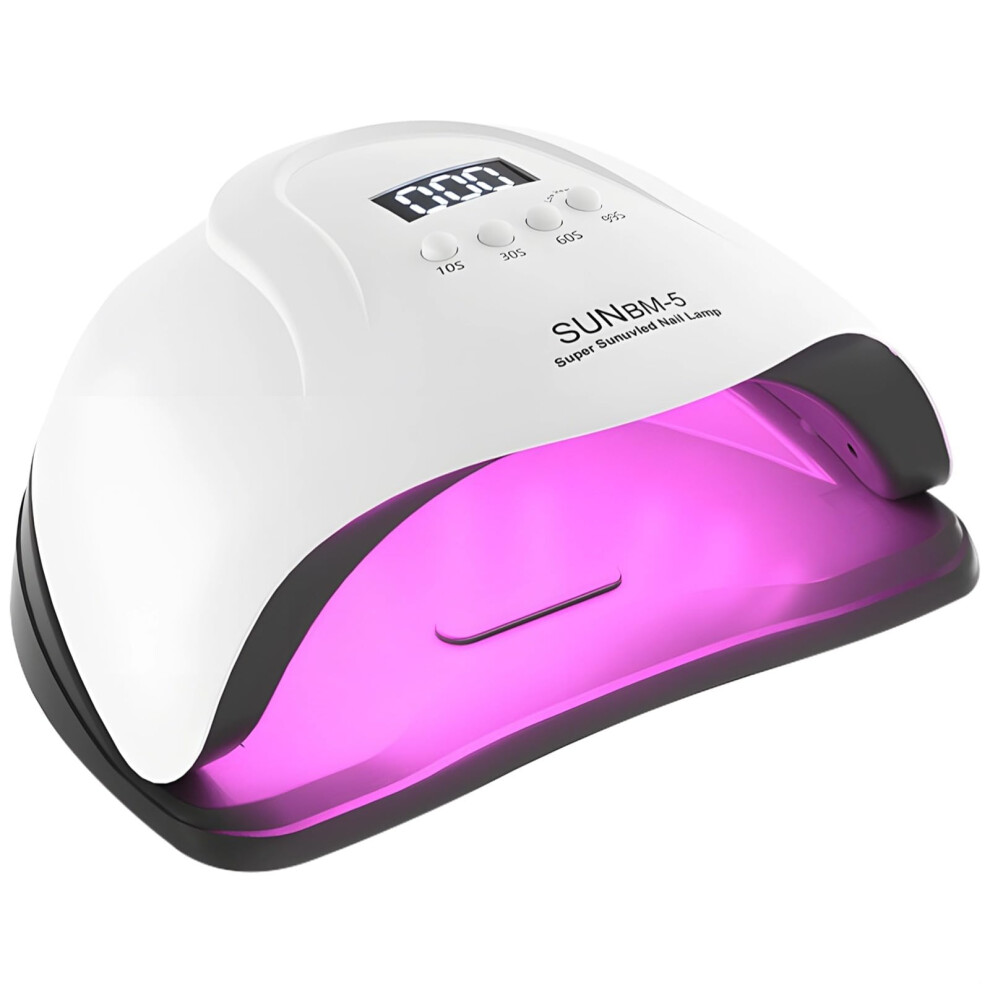 180W LED Nail Lamp with Timer, Fast Gel Curing Dryer with Automatic Sensor for Home and Salon