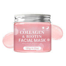 Collagen Peel Off Overnight Face Mask for Deep Hydration, Firming and Anti Aging Care 4.23oz