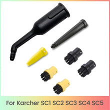 Hartnäckigen Flecken entfernen: Robustes Nylon-Bürstendüsen-Set für Kärcher Dampfreiniger SC1, SC2, SC3, SC4 und SC5