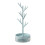 （Blue)Jewelry Rack With Rotatable Base Storage Box Tree Tower Rack Hanging 1