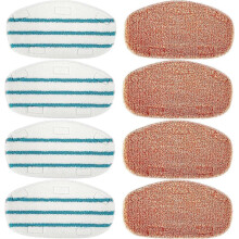 Ersatzpads für Dampfmopps – Kompatibel mit PurSteam Dampfmoppreiniger (8er-Pack)