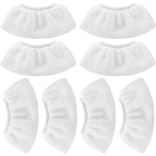8 Mikrofasertücher für Krcher, Tücher für Handdüsen-Zubehör für Dampfreiniger SC 1, 2, 3, 4, 5