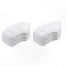 Conjunto de 12 capas de pano para esfregão compatíveis com a lavadora a vapor Easyfix SC1-SC5 SV7.