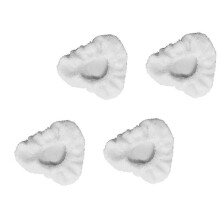Para pequenos panos de limpeza triangulares reutilizáveis de microfibra para limpadores a vapor de pisos duros, azulejos,