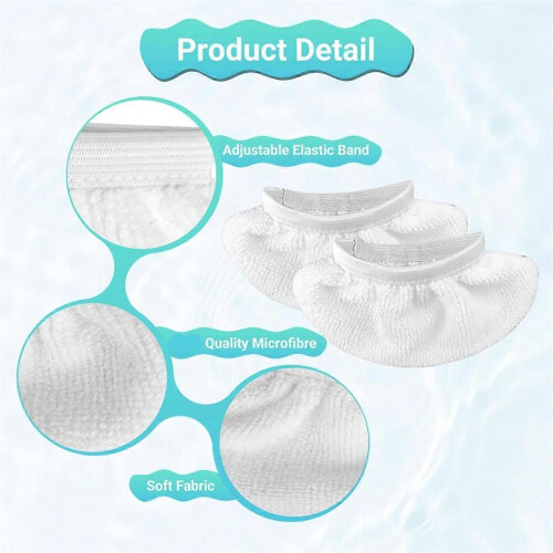 8er-Pack Dampfmopp-Pads für Handdampfreiniger 2