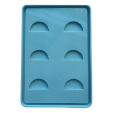 Molde de silicona para bandeja de pestañas, artesanías hechas a mano, caja de almacenamiento de joyas, molde de resina epoxi azul