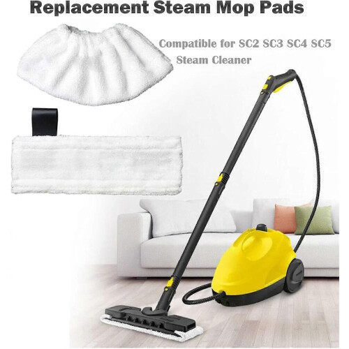 Conjunto de panos de microfibra para esfregão a vapor Karcher SC, compatíveis com o bocal de piso SC2 SC. 1