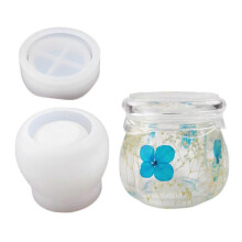 Molde de silicona DIY para fundición de resina epoxi, almacenamiento de joyas, decoración del hogar
