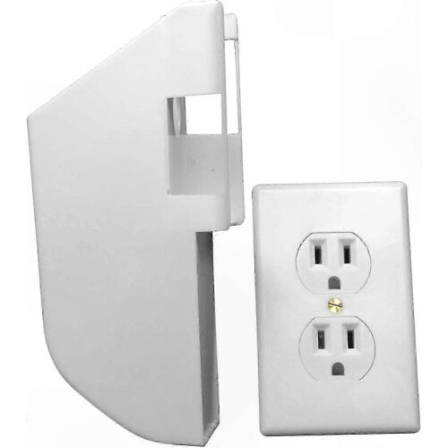 Hidden Jewelry Safe - White Outlet Box with Covert Wall Design for Home Security Storage Solution