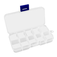 pre kreatívny priehľadný úložný box, multifunkčný úložný box na korálky a skrutky, plastový úložný box na šperky, doplnky, organ S