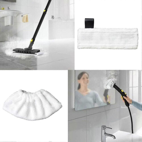 Conjunto de panos de microfibra para esfregão a vapor Karcher SC, compatíveis com o bocal de piso SC2 SC. 2