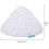 Pack Replacement Cloths, Microfiber Steam Mop Cover Accessory for Vileda Hot Jet Steam Cleaner (White) 2
