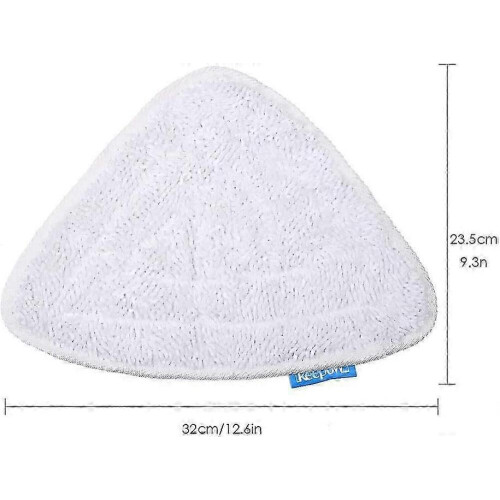 Pack Replacement Cloths, Microfiber Steam Mop Cover Accessory for Vileda Hot Jet Steam Cleaner (White) 1