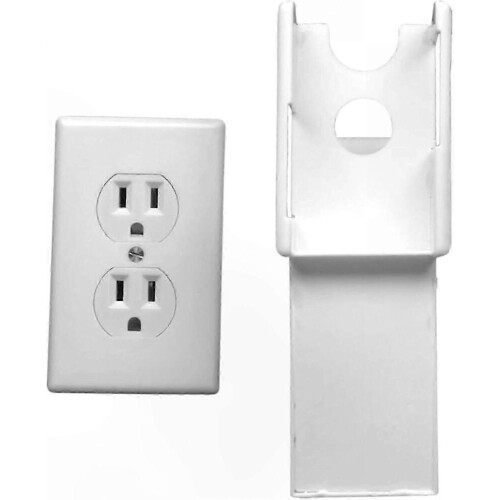 Hidden Jewelry Safe - White Outlet Box with Covert Wall Design for Home Security Storage Solution 2