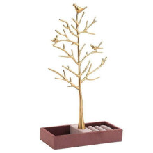 Estante de almacenamiento de joyas Money Tree, caja de almacenamiento de anillos, aretes, collares, estante de exhibición de joyas